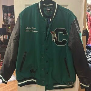 Men’s NBA Celtics Varsity Jacket in 2XL